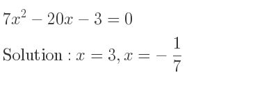 7x 2 20x 3|7x 3 answer.